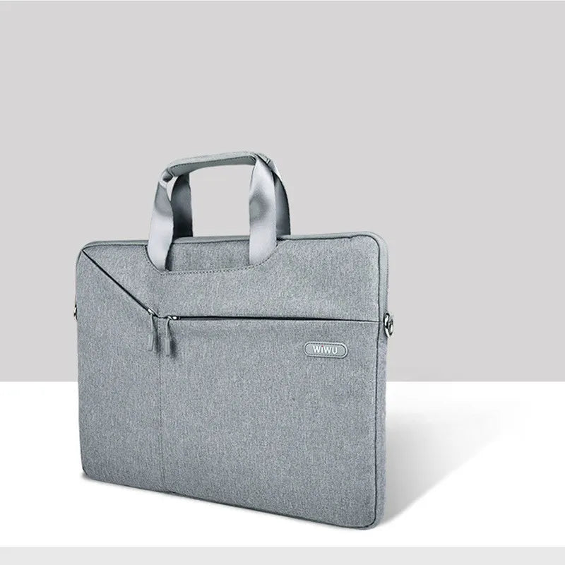 Laptop Bag for Men ⎜ Simple Shoulder Bag with Additional Front Compartment for Business and Everyday Use