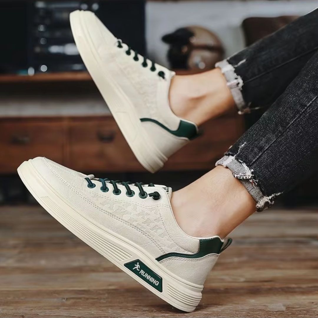 Men's Trainers ⎜ Fashionable Casual Shoes Made From Leather with a Comfortable Sole for Everyday Wear