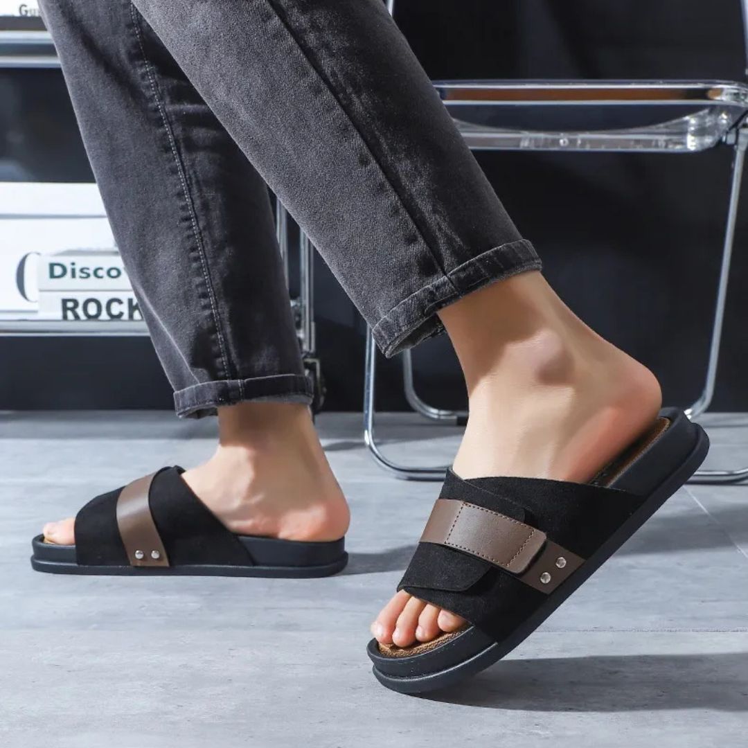 Slippers for Men ⎜ Non - Slip Platform Slippers for the Bathroom and Home