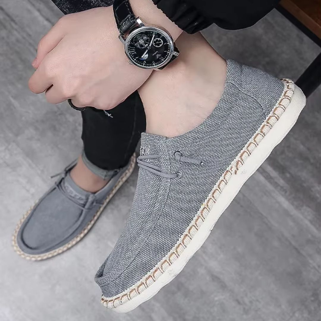 Men's Slip - on Shoes ⎜ Comfortable Summer - Style Canvas Shoes for Leisure and Everyday Wear