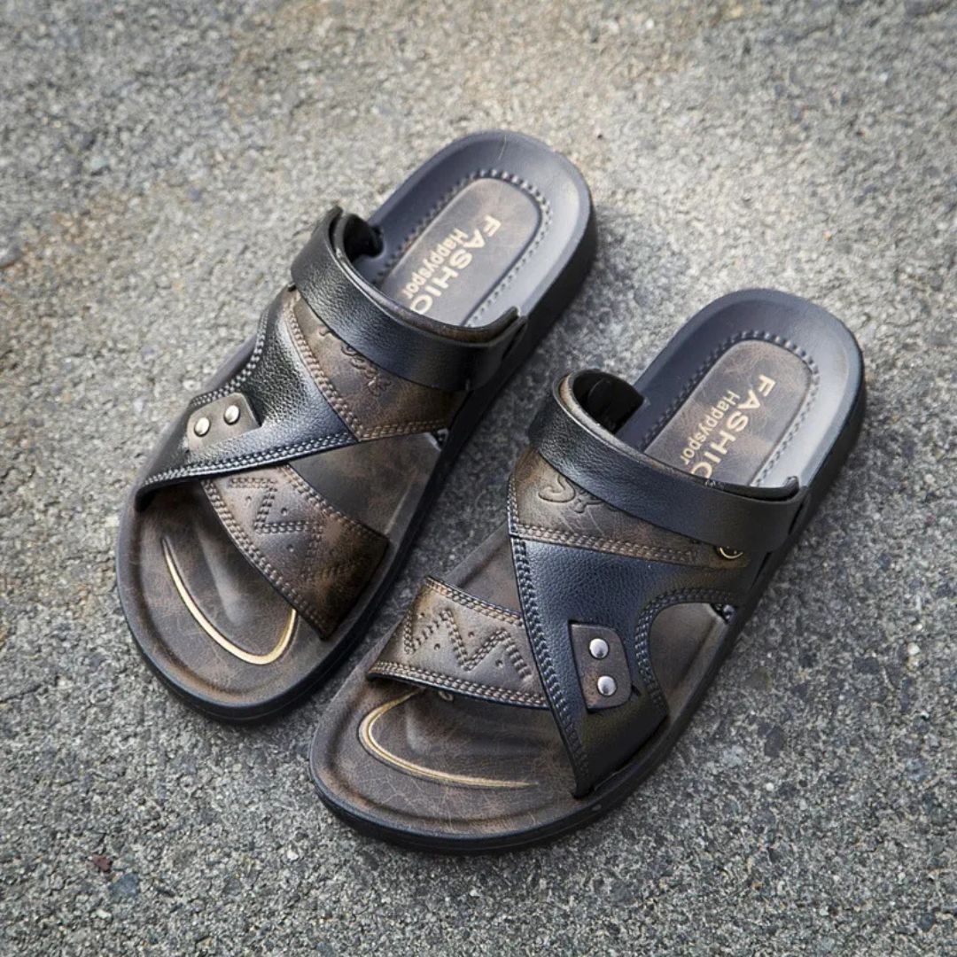 Leisure Shoes for Men ⎜ Versatile Non - Slip Beach Sandals and Slip - On Shoes