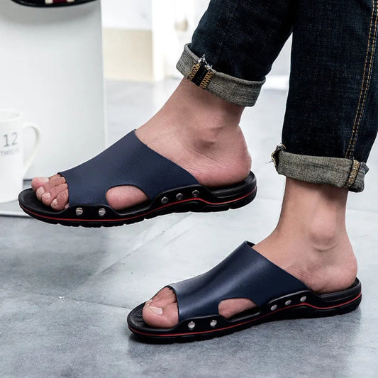 Leisure Shoes for Men ⎜ Lightweight Breathable Beach Slippers for Outdoor Activities