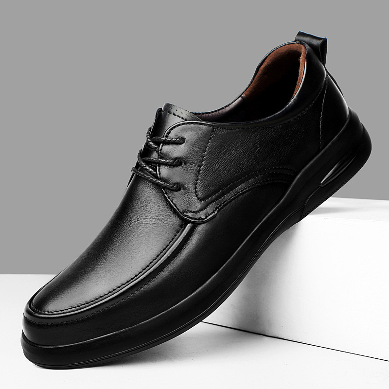 Men's Leather Shoes ⎜ Comfortable Lace - Up Shoes in a Business Design with a Soft Sole for Everyday Wear
