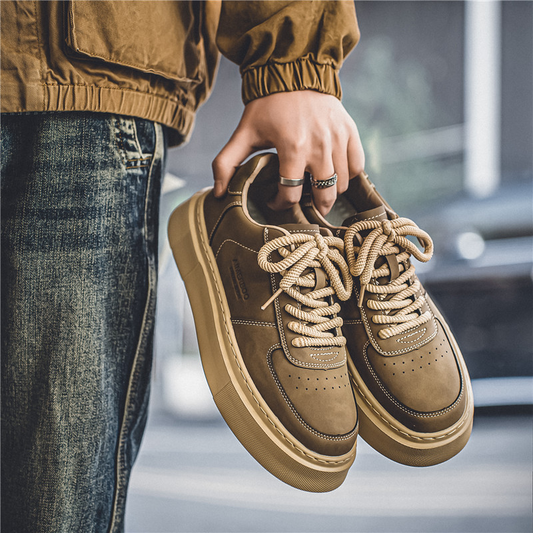 Men's Sneakers ⎜ Non - Slip Platform Shoes with Hard - Wearing Soles for Sporty Comfort