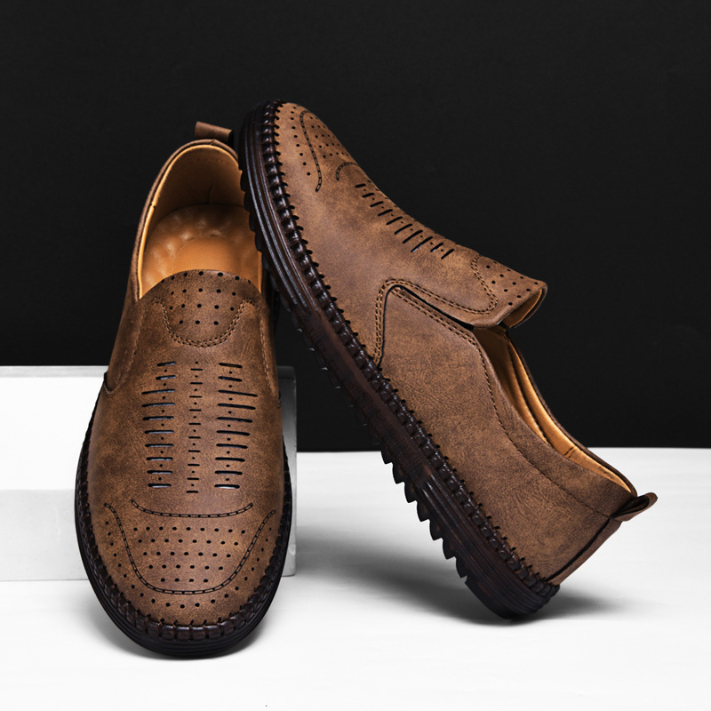 Men's Slip - on Shoes ⎜ Comfortable Casual Shoes Made From High - Quality Leather for Everyday Wear