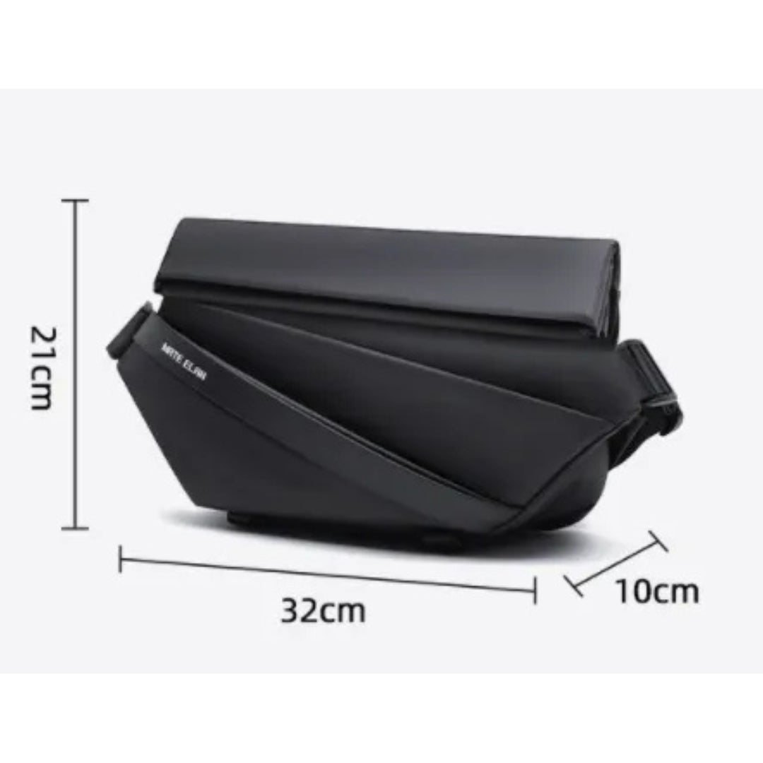 Shoulder Bag for Men ⎜ Modern Design with Robust Structure and Practical Flap Fastening