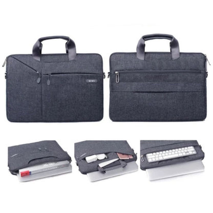 Laptop Bag for Men ⎜ Simple Shoulder Bag with Additional Front Compartment for Business and Everyday Use