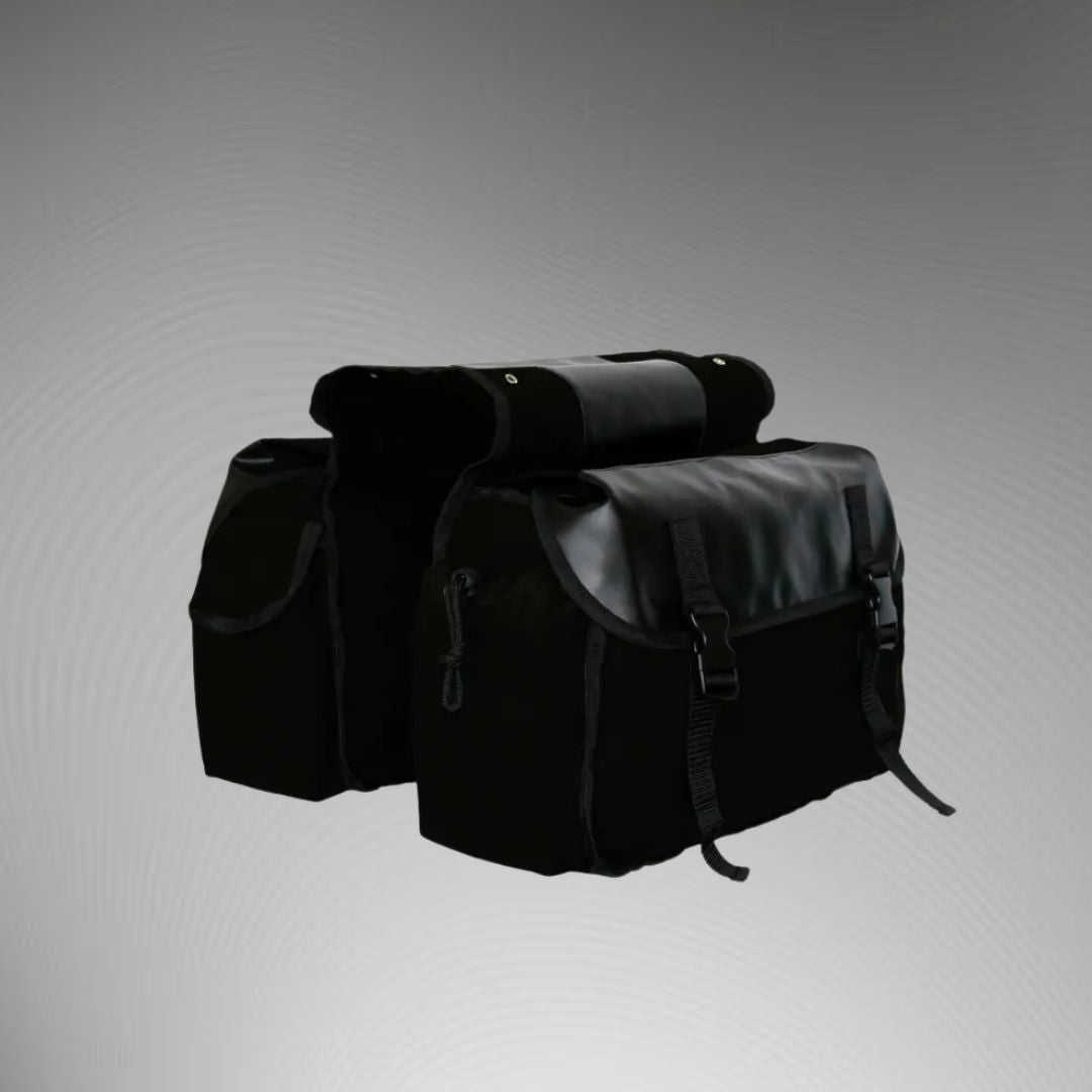 Double Pannier for Pannier Rack ⎜ Robust Rear Pannier with Large Storage Space and Weatherproof Design