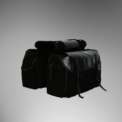 Double Pannier for Pannier Rack ⎜ Robust Rear Pannier with Large Storage Space and Weatherproof Design