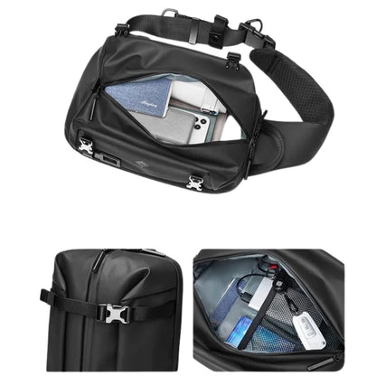 Shoulder Bag for Men ⎜ Water - Repellent Crossbody Bag Made of Oxford Fabric with Adjustable Carrying System