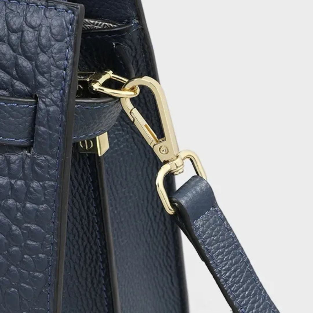 Elegant Handbag for Women ⎜ Spacious Bag with Structured Design and Decorative Bow Pendant
