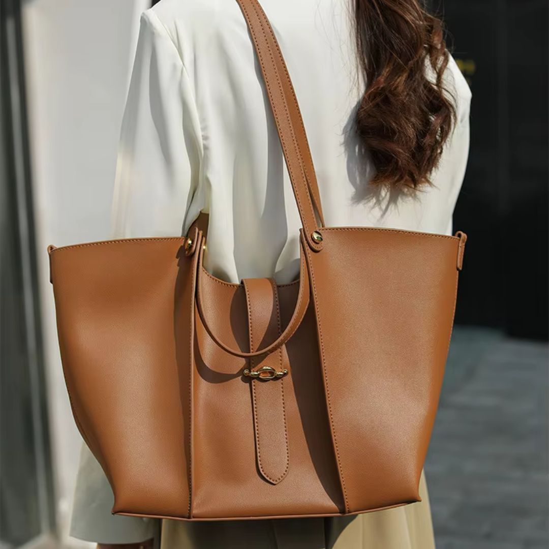 Large Tote Bag for Women ⎜ High - Quality Design Made From Genuine Leather with a Spacious Interior