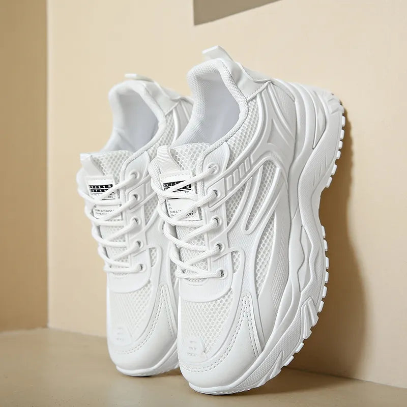 Women's Trainers ⎜ Comfortable Running and Leisure Shoes with a Thick Sole Profile for Everyday Wear