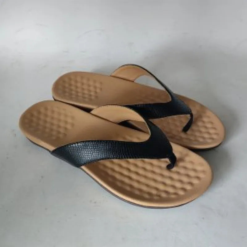 Women's Thong Sandals ⎜ Comfortable Summer Shoes with Wide Strap and Padded Sole for Everyday Wear & Beach