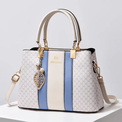 Elegant Shoulder Bag for Women ⎜ Versatile Handbag with Contrasting Colours and Generous Storage Space
