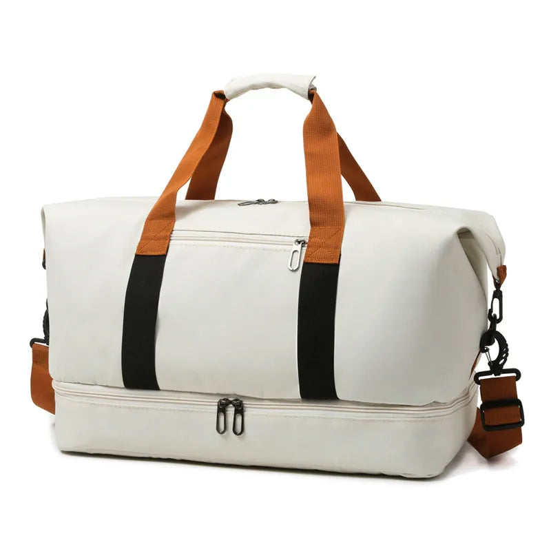 Sports Bag for Men and Women ⎜ Large Travel Bag with Wet Compartment and Separate Compartment for Shoes or Accessories