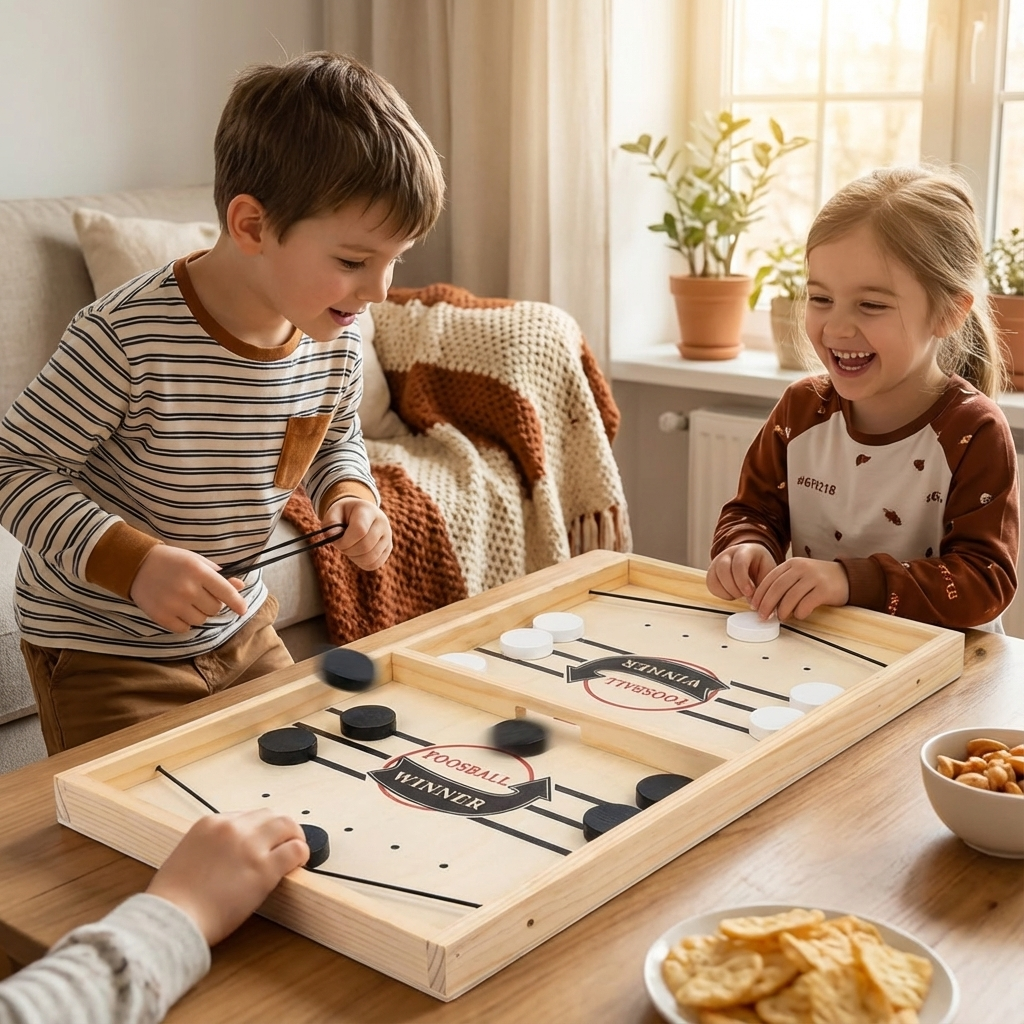 Wooden Sling Shot Chess board game