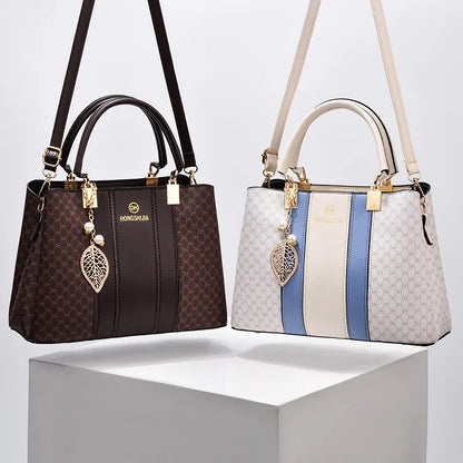 Elegant Shoulder Bag for Women ⎜ Versatile Handbag with Contrasting Colours and Generous Storage Space