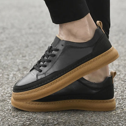 Hand - Sewn Men's Sneakers ⎜comfortable Casual Shoes Made From Leather with a Soft Sole