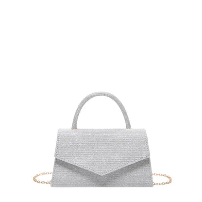 Glittering Handbag for Women ⎜ Elegant Shoulder Bag with Sparkling Design and Chain Strap