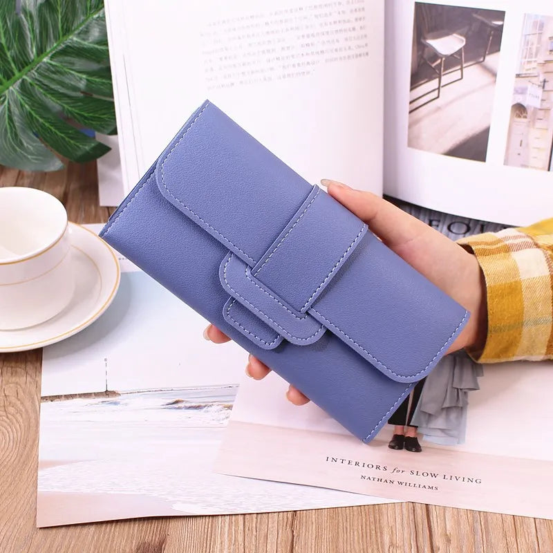 Women's Wallet in Long Format ⎜ Tri - Fold Clutch with Large Capacity for Cards and Notes