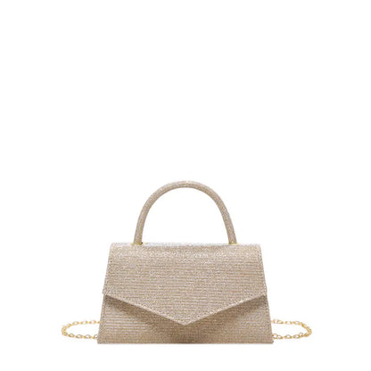 Glittering Handbag for Women ⎜ Elegant Shoulder Bag with Sparkling Design and Chain Strap