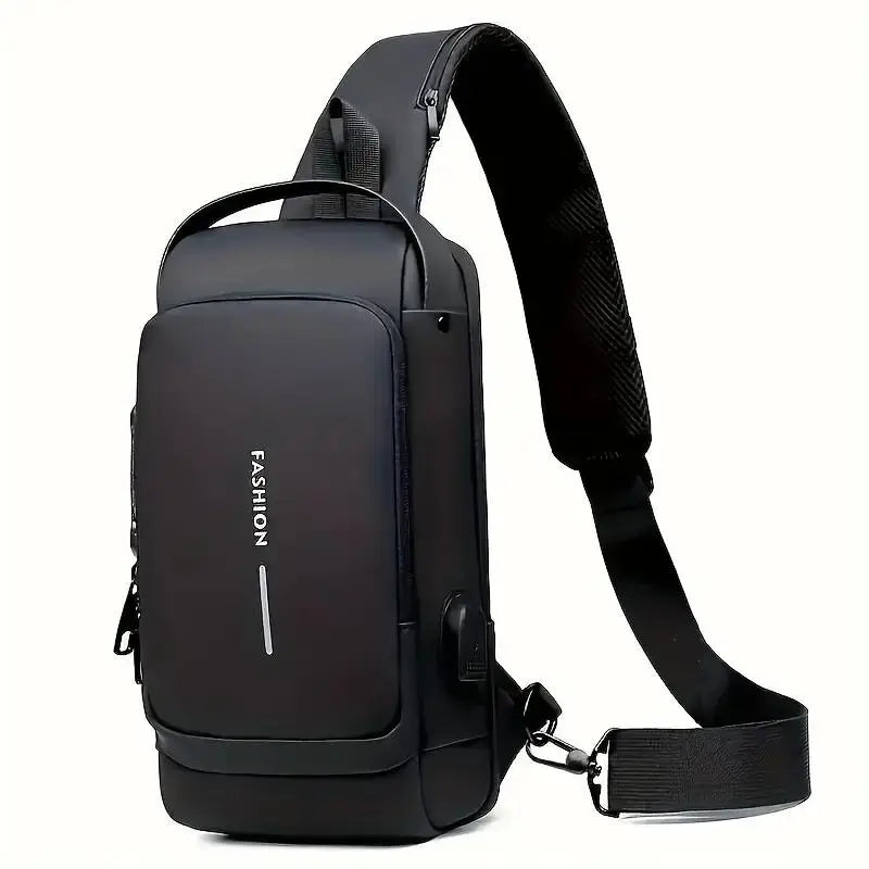 Waterproof Shoulder Bag for Men ⎜ Multifunctional Chest Bag for Outdoor Activities and Travelling