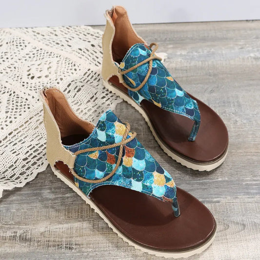 Thong Sandals for Women ⎜ Comfortable Summer Shoes with Non - Slip Soles and a Wide Fit