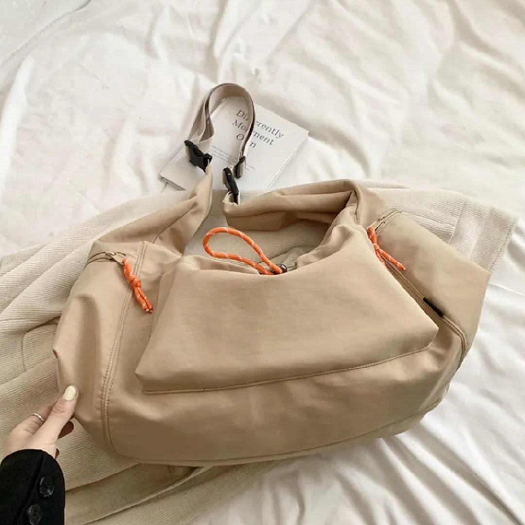 Large Shoulder Bag for Women ⎜ Versatile with Zips