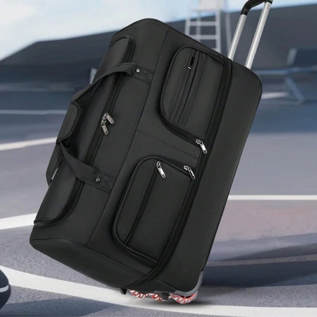 Travel Bag with Wheels ⎜ Large Capacity and Multifunctional Design for Flexible Storage Space