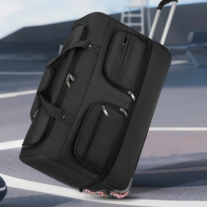 Travel Bag with Wheels ⎜ Large Capacity and Multifunctional Design for Flexible Storage Space