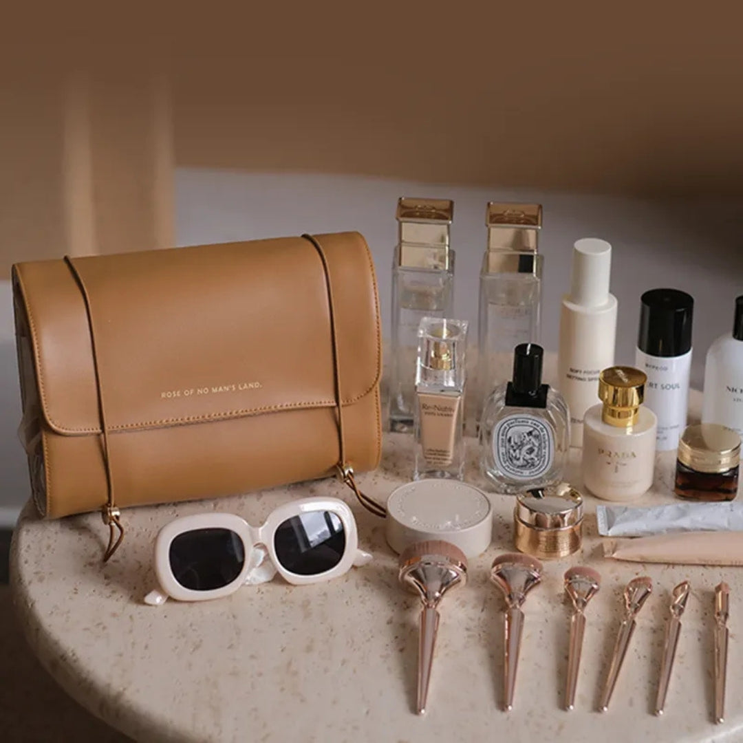 Cosmetic Bag for Women ⎜ Envelope Design with Large Capacity and Practical Zip for on the Go