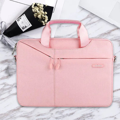 Laptop Bag for Men ⎜ Simple Shoulder Bag with Additional Front Compartment for Business and Everyday Use