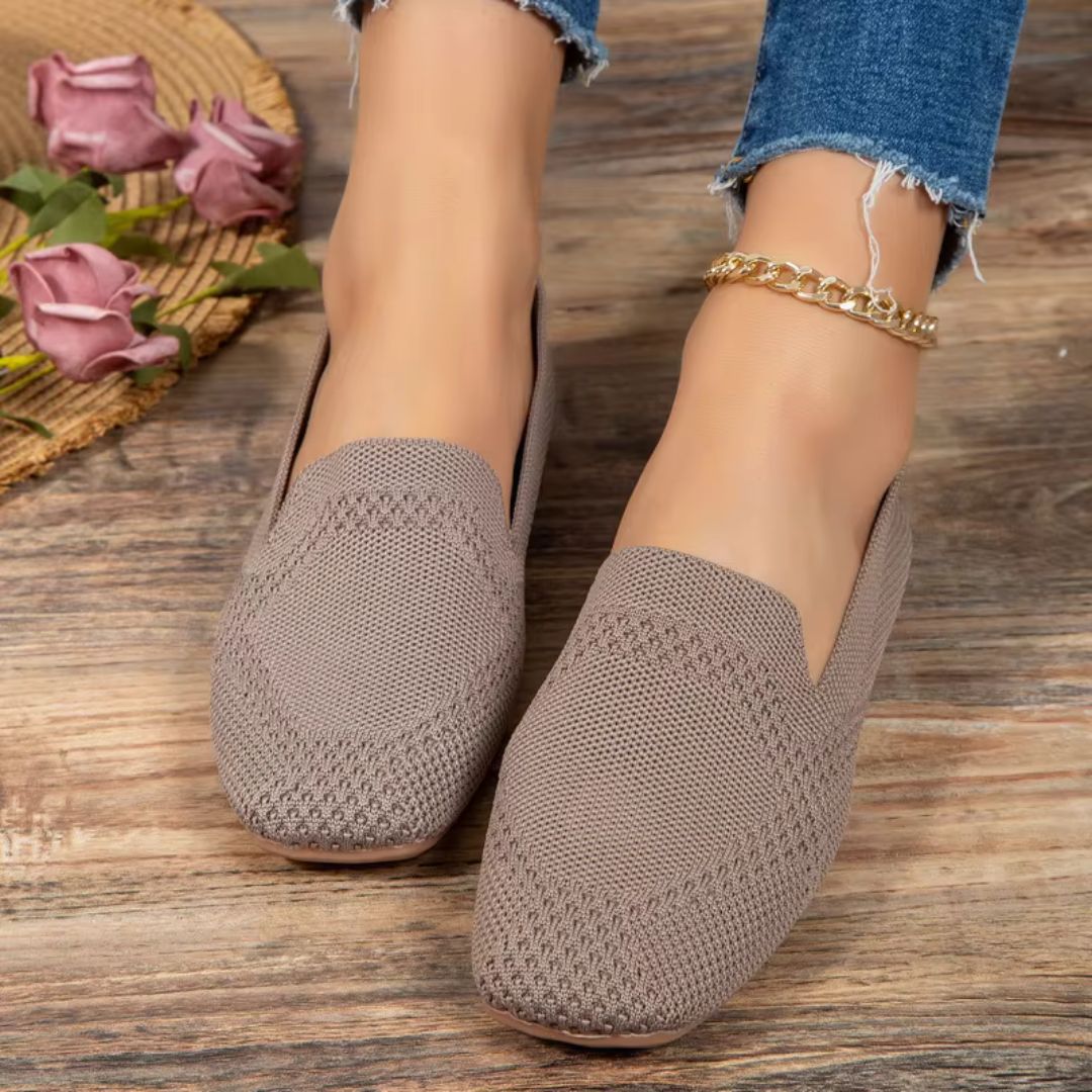 Loafers for Women ⎜ Comfortable Flats Made From Breathable Fabric with a Modern Design and Flat Sole