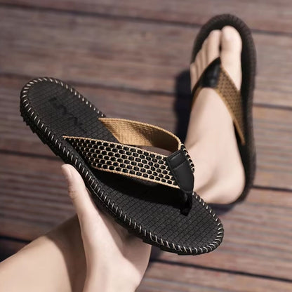 Men's Toe Separators for Summer ⎜ Comfortable Beach Sandals with Non - Slip Sole and Mesh Design