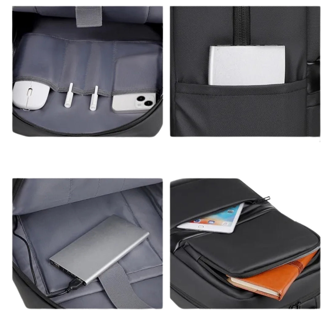 Waterproof Backpack for Men ⎜ Large Practical Laptop and Travel Carrier with Plenty of Storage Space
