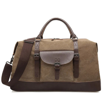 Canvas Travel Bag ⎜ Practical Shoulder Bag for Outdoor Adventures with Plenty of Storage Space
