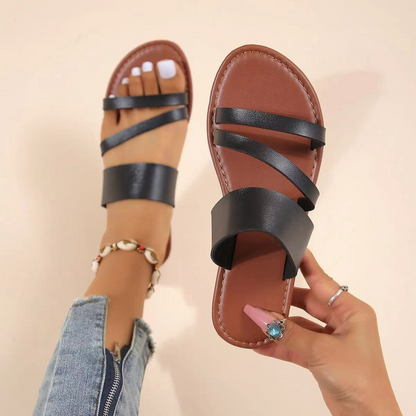 Comfortable Sandals for Women ⎜ Slim Slip - Ons with Adjustable Straps for Summer