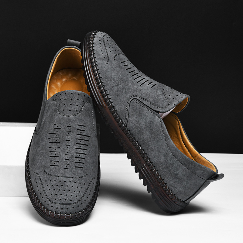 Men's Slip - on Shoes ⎜ Comfortable Casual Shoes Made From High - Quality Leather for Everyday Wear