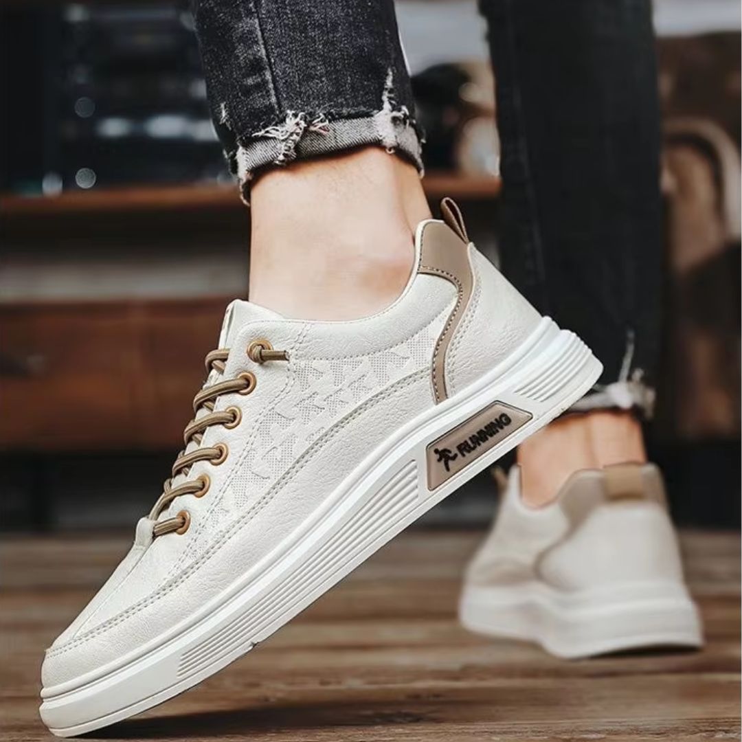 Men's Trainers ⎜ Fashionable Casual Shoes Made From Leather with a Comfortable Sole for Everyday Wear