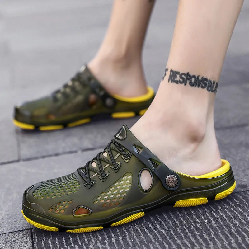 Men's Sandals for Summer ⎜ Non - Slip Multi - Purpose Shoes with Breathable Design