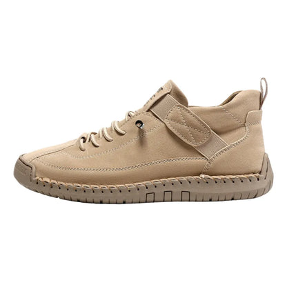 Sporty Trainers for Women ⎜ Comfortable High - Top Shoes with Velcro Fastening and Stitched Design