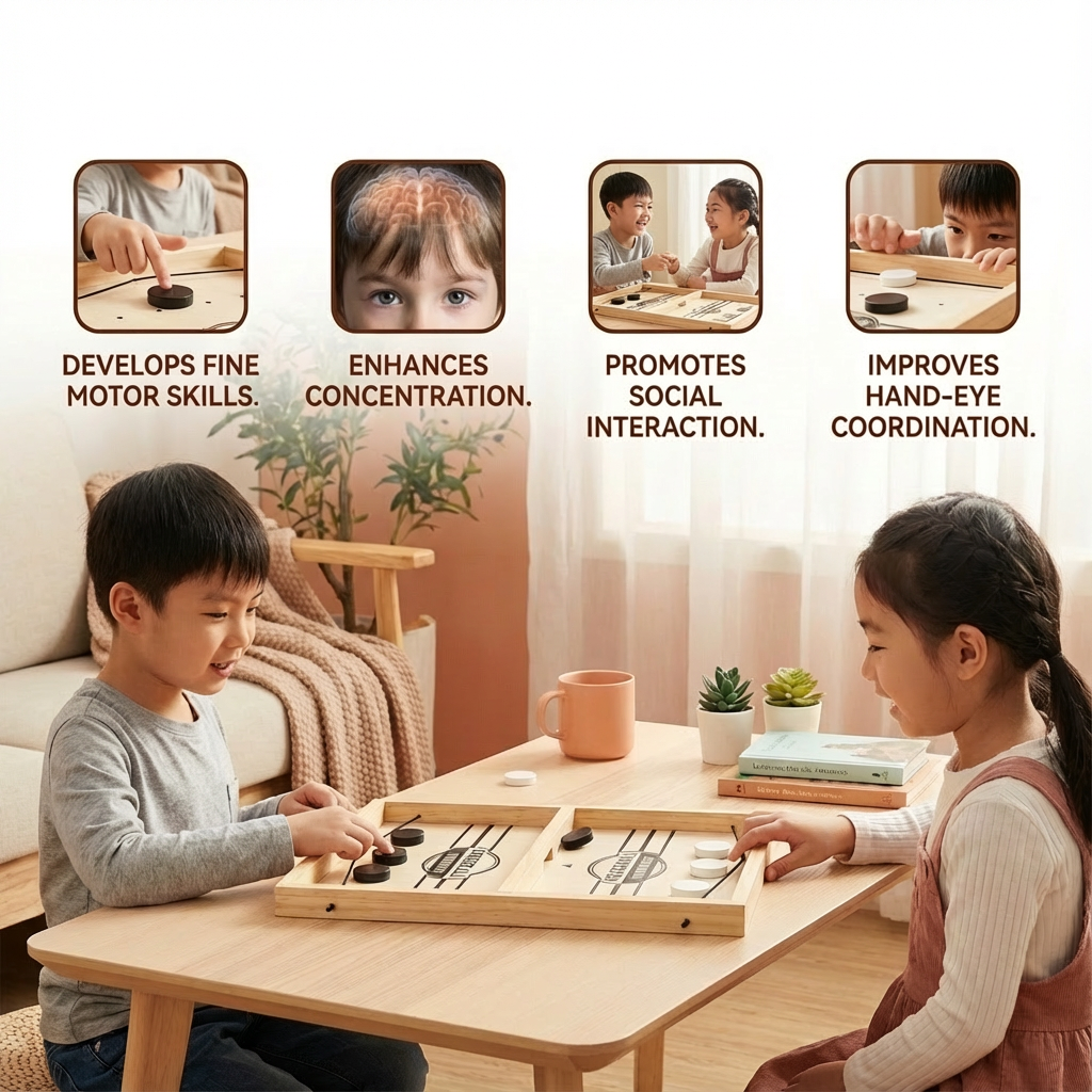 Wooden Sling Shot Chess board game