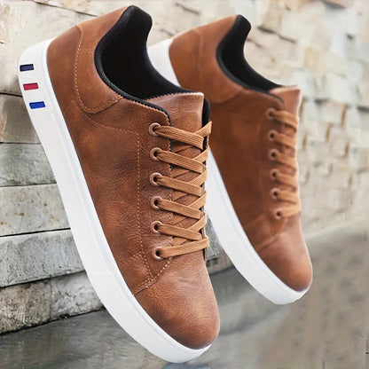 Men's Casual Sneakers ⎜ Trendy Casual Shoes with High - Quality Faux Leather and a Sporty Design