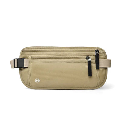 Rfid Bum Bag for Travelling ⎜ Flat Design with Concealed Compartment for Passport  Money and Smartphone