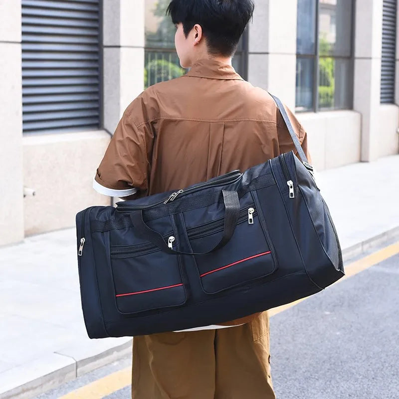 Travel Bag with Shoulder Strap ⎜ Large Capacity with Separation of Wet and Dry Items