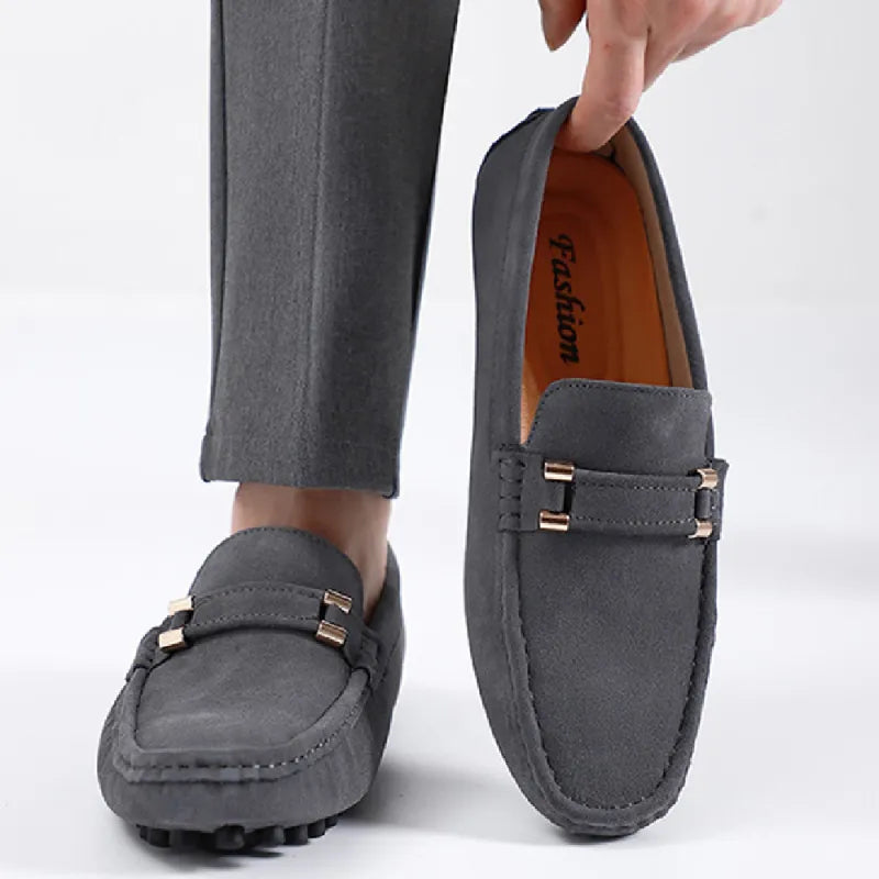 Men's Moccasins ⎜ Elegant Slip - on Shoes with a Fashionable Design for Leisure and Everyday Wear