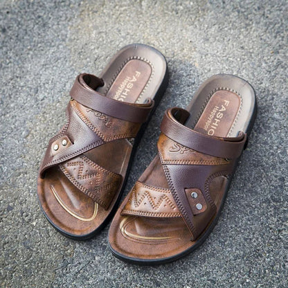 Leisure Shoes for Men ⎜ Versatile Non - Slip Beach Sandals and Slip - On Shoes
