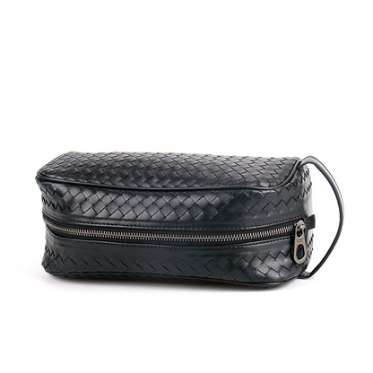Leather Clutch for Men ⎜ Handmade Bag with Generous Storage Space and Robust Zip