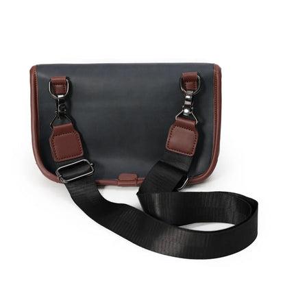 Shoulder Bag for Men ⎜ Fashionable Landscape Format with Magnetic Flap and Adjustable Shoulder Strap